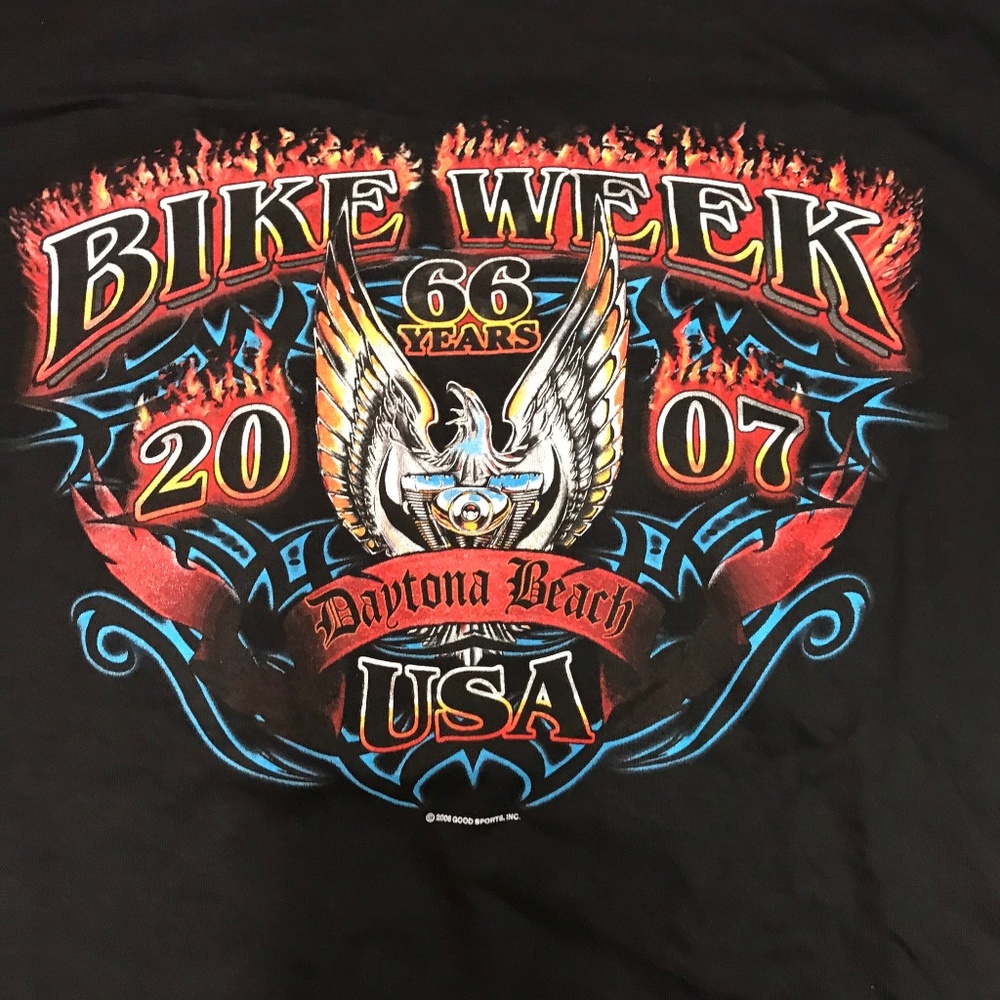 Daytona Beach Bike Week 2007 Large T-Shirt